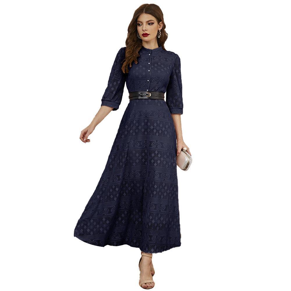 Caeli Elegant Maxi Mesh High Waist A Line Dresses - Vestir en Moda