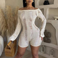 Cailin Women Sexy O Neck Long Sleeve Rompers - Vestir en Moda