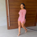 Cailin Women Sexy O Neck Long Sleeve Rompers - Vestir en Moda