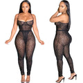 Calliope Mesh See Through Sexy Jumpsuit - Vestir en Moda