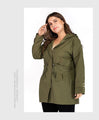 Candas Plus Mid Waist Army Anorak Women - Vestir en Moda