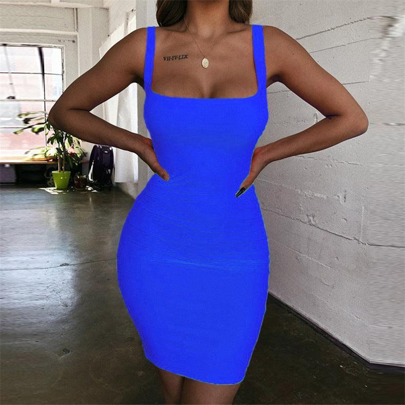 Candy Sexy Comfy Sleeveless All Season Wear Dress - Vestir en Moda