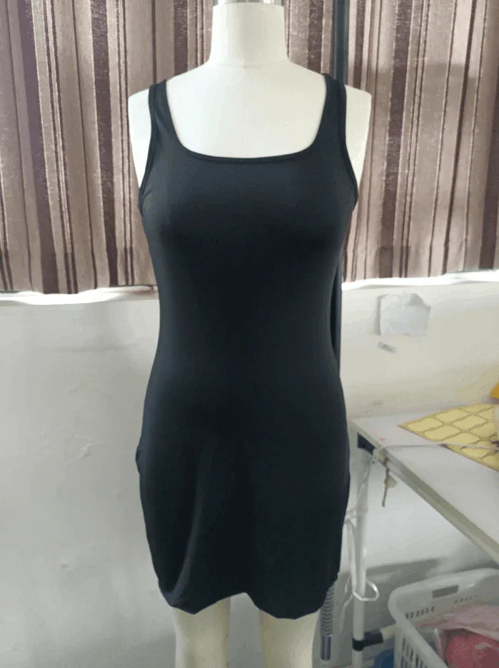 Candy Sexy Comfy Sleeveless All Season Wear Dress - Vestir en Moda