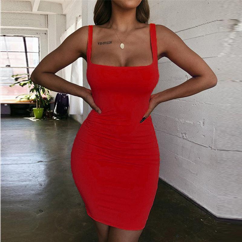 Candy Sexy Comfy Sleeveless All Season Wear Dress - Vestir en Moda