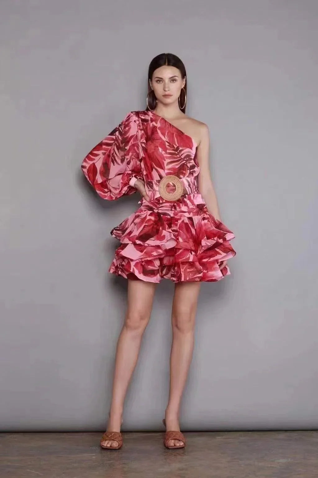 Carlota Women Spring Fall Printed Elegant Dresses - Vestir en Moda