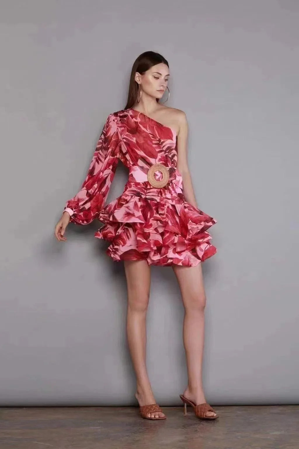 Carlota Women Spring Fall Printed Elegant Dresses - Vestir en Moda