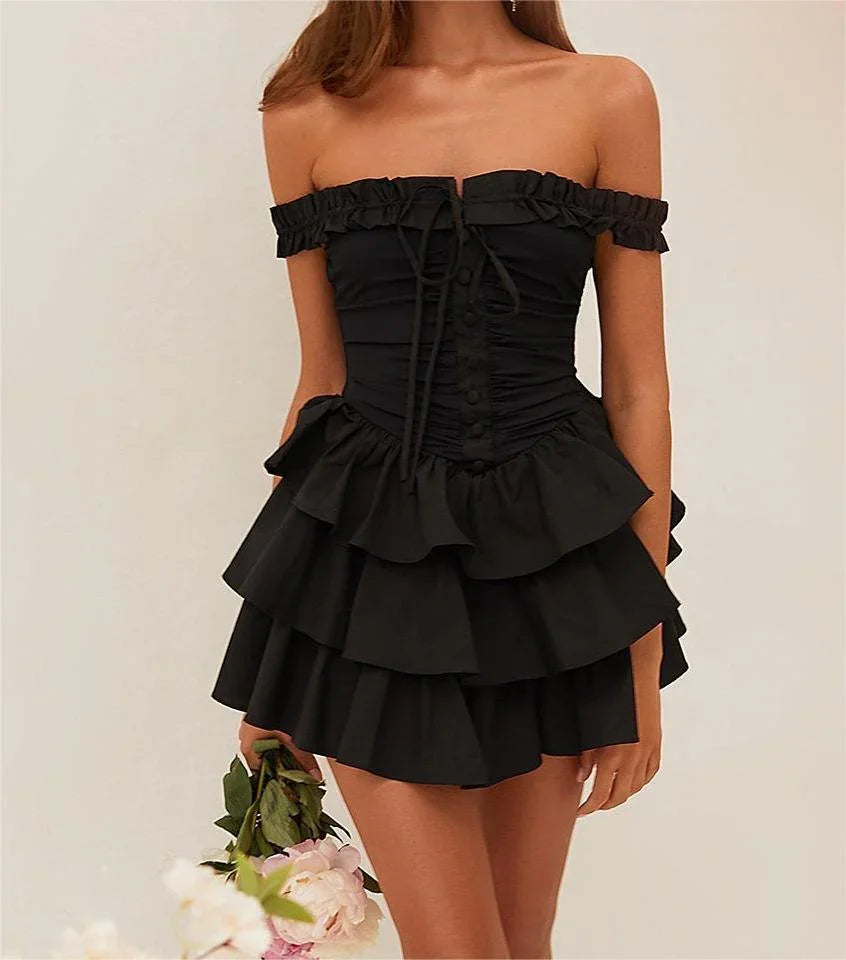 Carmela Women Wooden Layer Dresses - Vestir en Moda