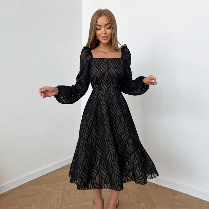 Carolina Women Clothing French Platycodon Grandiflorum Dresses - Vestir en Moda