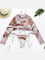 Carter Long Sleeve 3 Piece Bikini Sets - Vestir en Moda