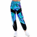 Catalina Trousers Bronzing Patent Leather Colorful Laser Pants - Vestir en Moda