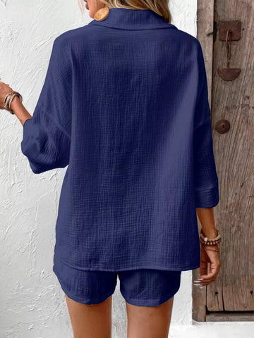 Renata Pretty Button Detail Two Piece Sets