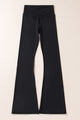 Lia Black V Shape High Waist Flared Leggings