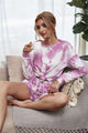 Cecilia Tie-Dye Dropped Shoulder Two Pieces Set - Vestir en Moda
