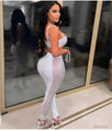 Celina Nightclub Sexy Hot Drilling Two-Piece Trouser Sets - Vestir en Moda