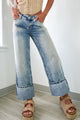 Millie Myosotis High Rise Button Zip Fly Medium Wash Jeans