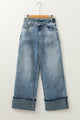 Millie Myosotis High Rise Button Zip Fly Medium Wash Jeans
