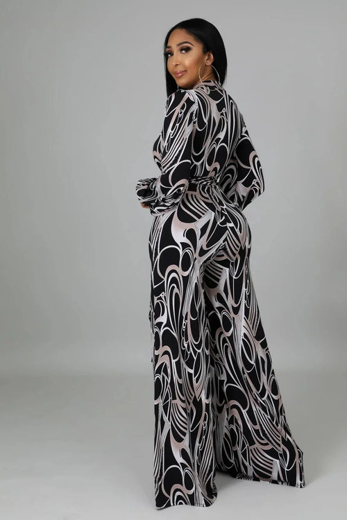 Charlot Printed Loose Casual Women Jumpsuits - Vestir en Moda