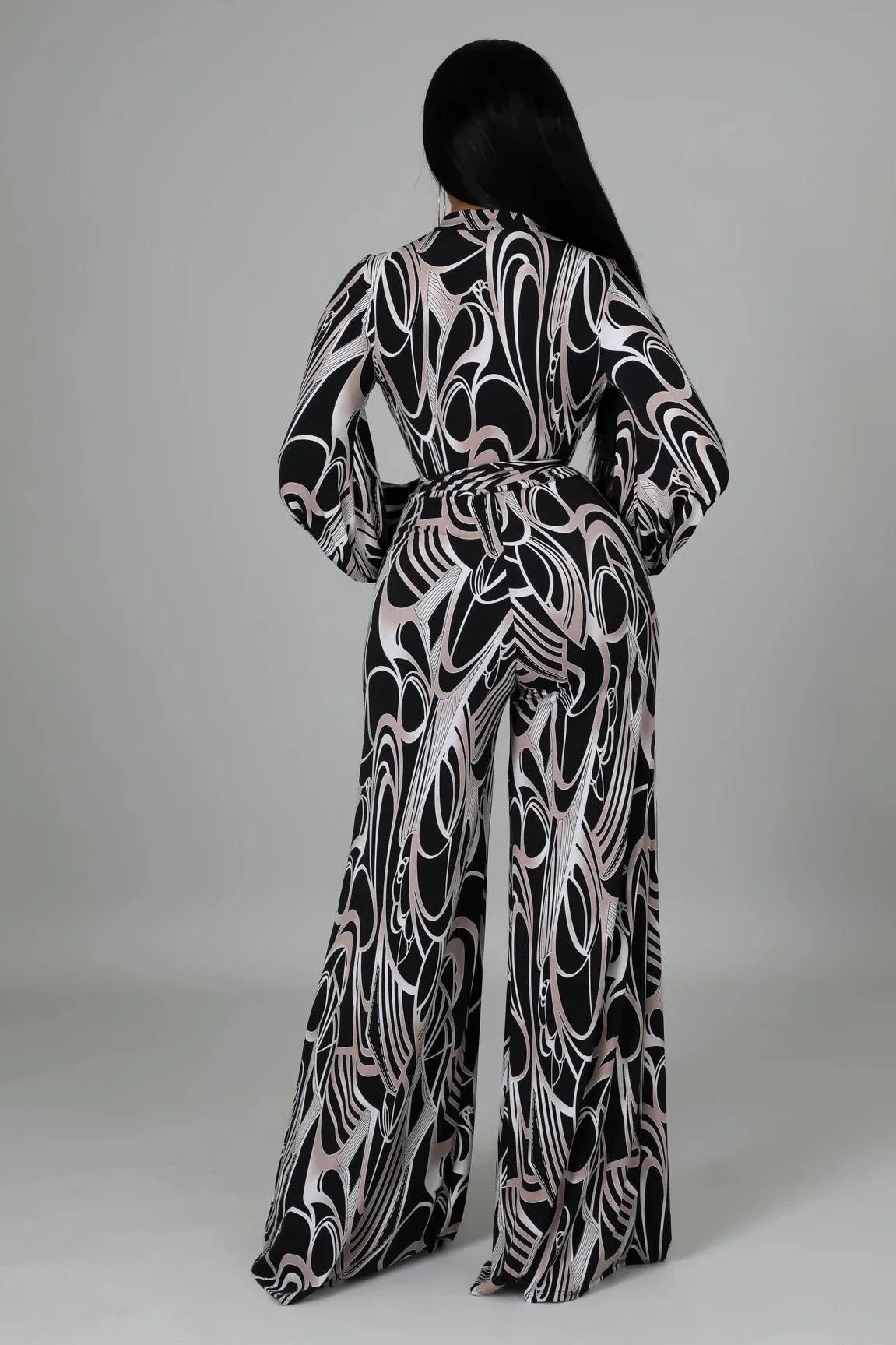 Charlot Printed Loose Casual Women Jumpsuits - Vestir en Moda