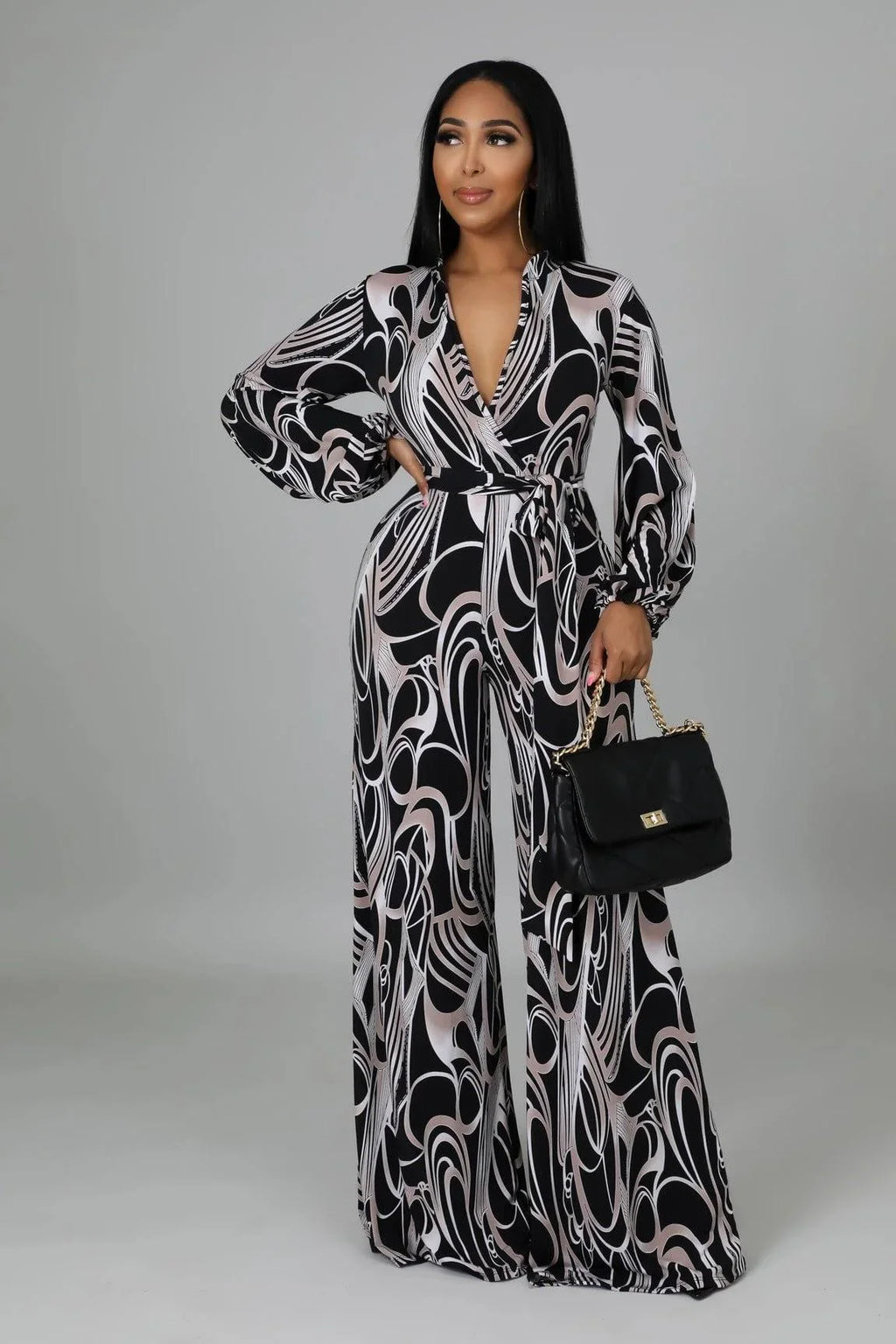 Charlot Printed Loose Casual Women Jumpsuits - Vestir en Moda