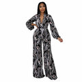 Charlot Printed Loose Casual Women Jumpsuits - Vestir en Moda