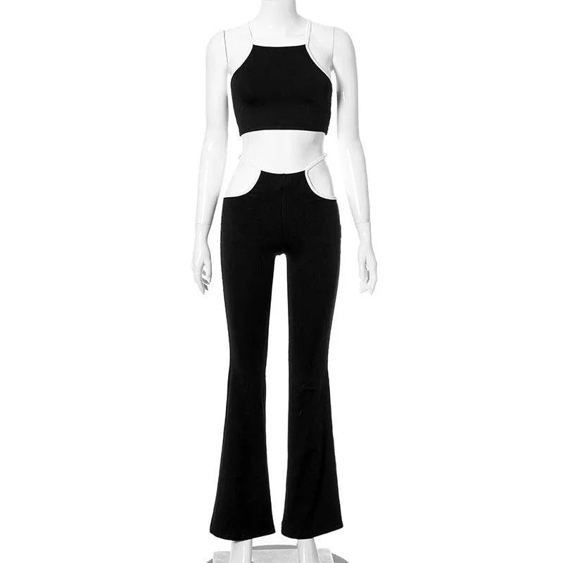 Charlotte Summer Sling Solid Color Two Piece Sets - Vestir en Moda