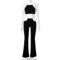 Charlotte Summer Sling Solid Color Two Piece Sets - Vestir en Moda