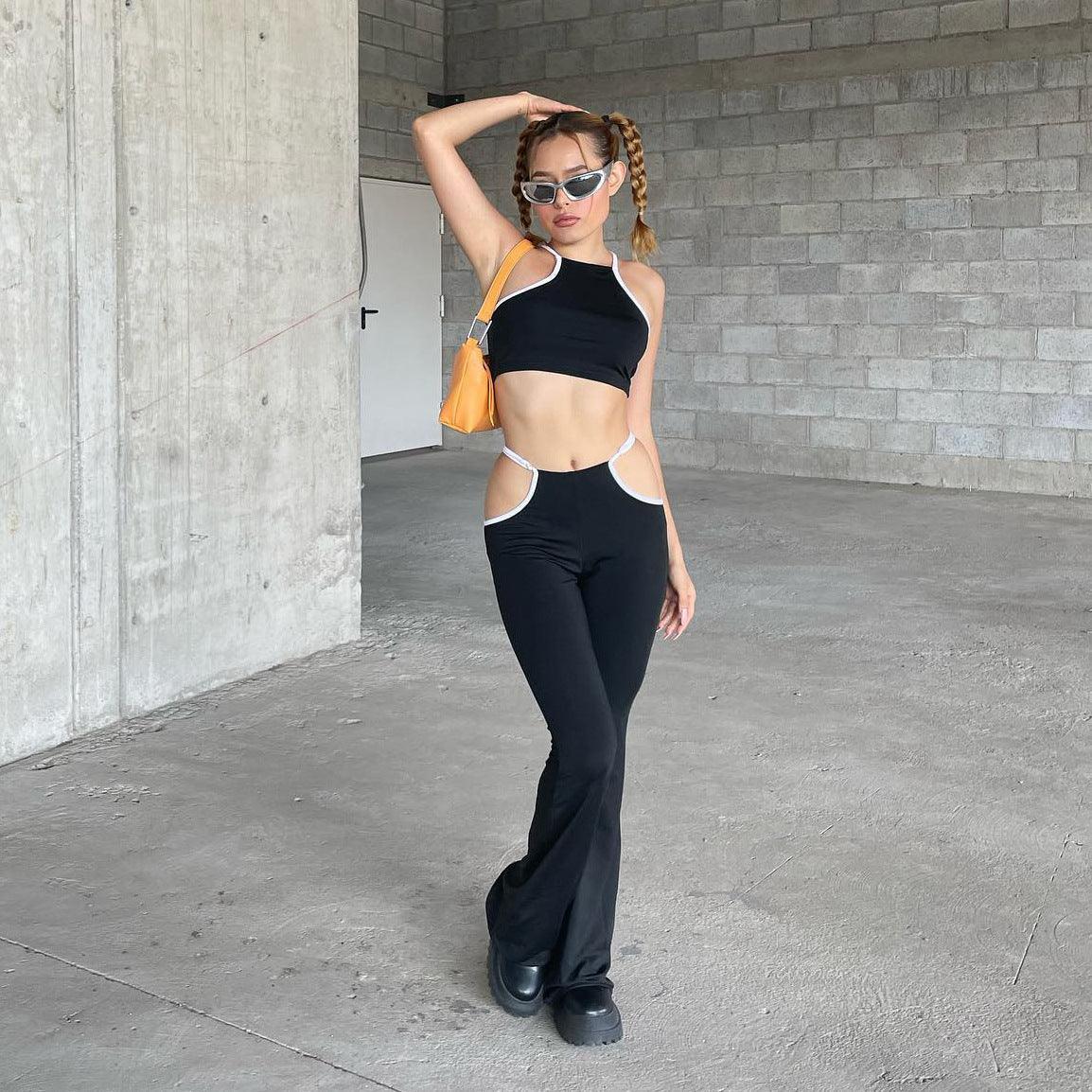 Charlotte Summer Sling Solid Color Two Piece Sets - Vestir en Moda