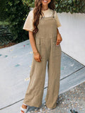 Chiara Women Casual Sfolded Square Collar Loose Jumpsuits - Vestir en Moda