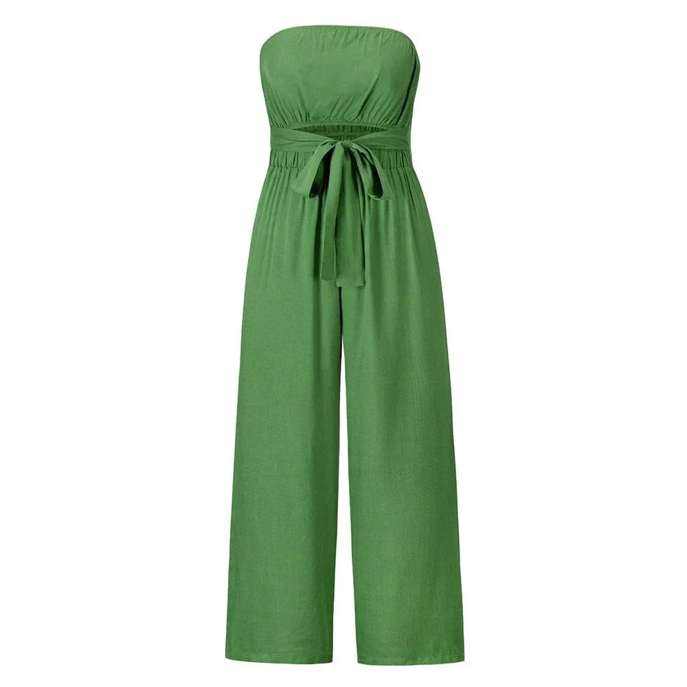 Cintia Casual Fashion Set Sexy Backless Jumpsuits Summer - Vestir en Moda