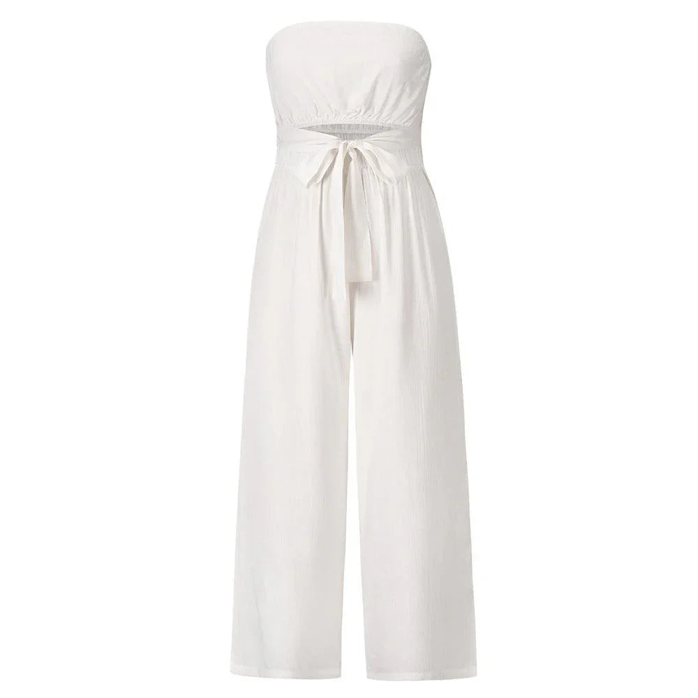 Cintia Casual Fashion Set Sexy Backless Jumpsuits Summer - Vestir en Moda