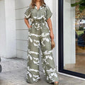 Cintia Summer Women Camouflage Print Jumpsuits - Vestir en Moda
