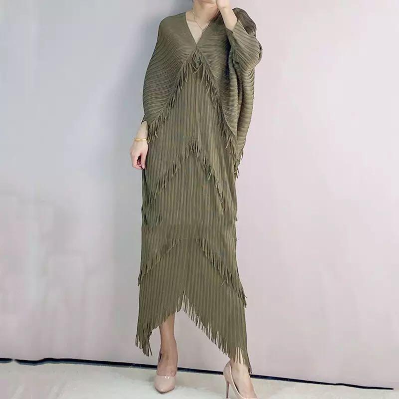 Clara Woman Tassel Batwing Sleeve Dresses - Vestir en Moda