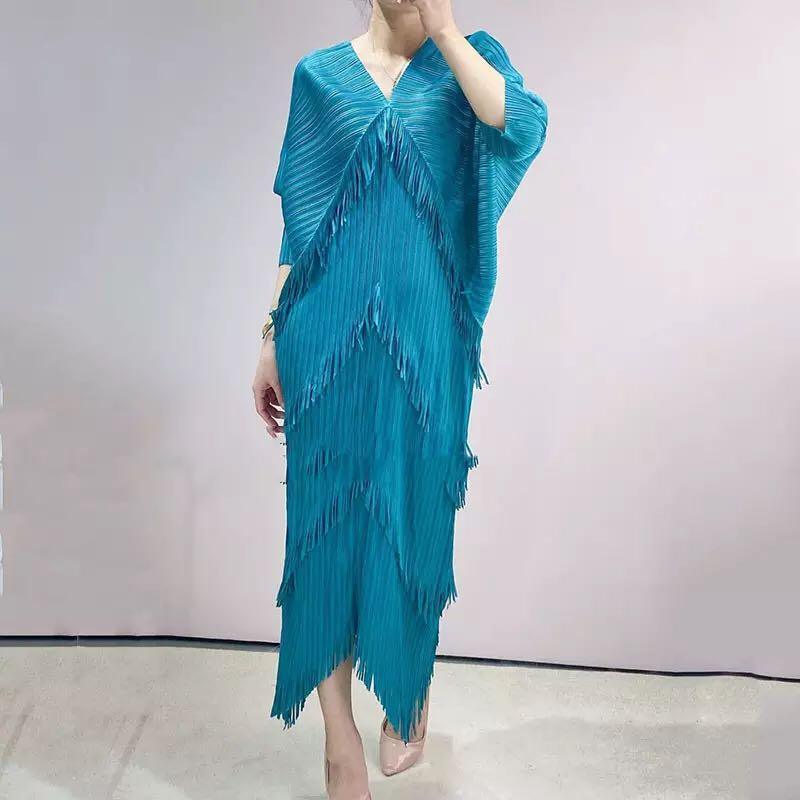 Clara Woman Tassel Batwing Sleeve Dresses - Vestir en Moda
