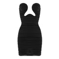 Cleo Dreams Sexy Solid Ruched Sleeveless Nightclub Dress - Vestir en Moda