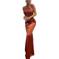 Connie Halter Women Solid Color Long Dresses - Vestir en Moda