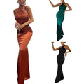 Connie Halter Women Solid Color Long Dresses - Vestir en Moda