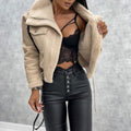 Coraline Winter Coat Short Zipper Machine Women - Vestir en Moda