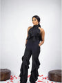 Cordelia Backless Halter Neck Wide Leg Jumpsuit - Vestir en Moda
