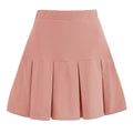 Cristina Pure Color All-Matching Pleated Skirt - Vestir en Moda