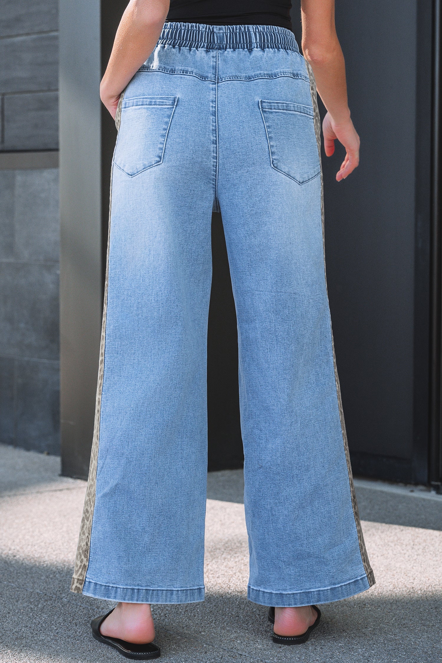 Avianna Panel Wide Leg Jeans