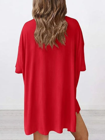 Dinora Full Size Oversized Round Neck Two Piece Sets