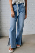 Noah Rise Drawstring Casual Jeans