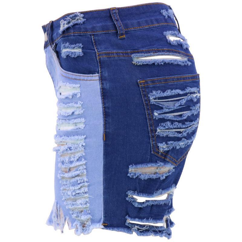 Dahlia Cotton Light Color Water Scrubbing Long Zipper Slimming Shorts - Vestir en Moda