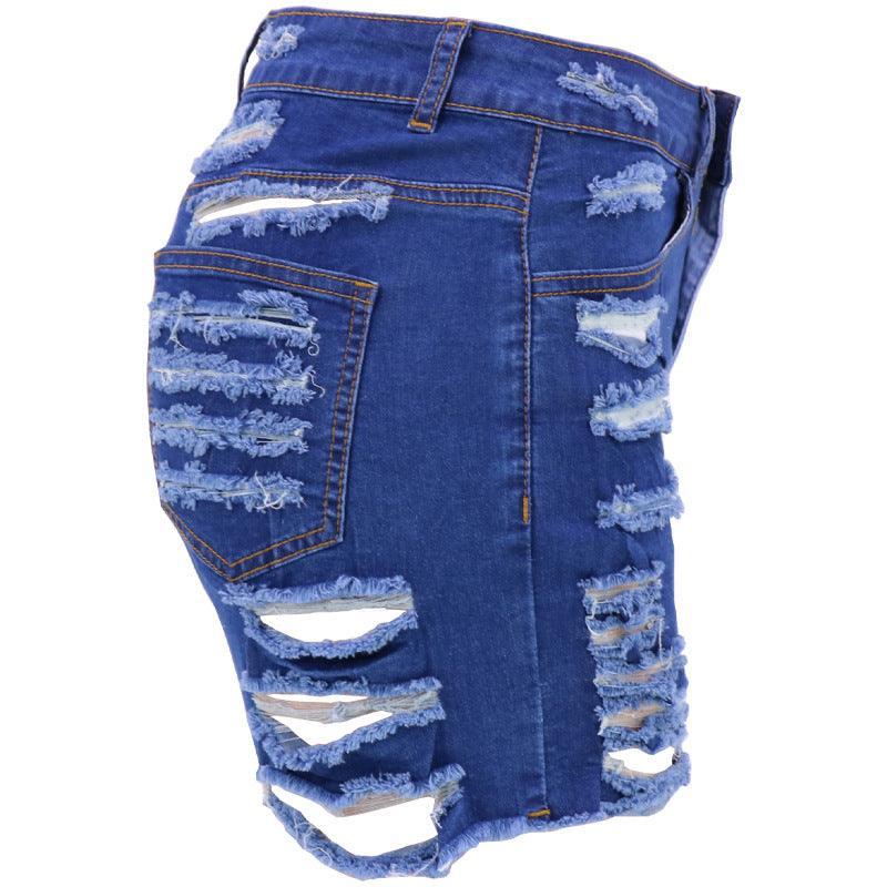 Dahlia Cotton Light Color Water Scrubbing Long Zipper Slimming Shorts - Vestir en Moda