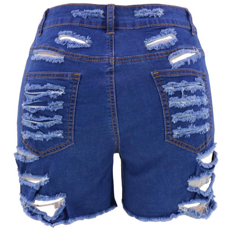 Dahlia Cotton Light Color Water Scrubbing Long Zipper Slimming Shorts - Vestir en Moda