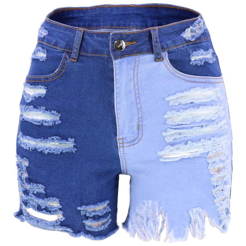 Dahlia Cotton Light Color Water Scrubbing Long Zipper Slimming Shorts - Vestir en Moda