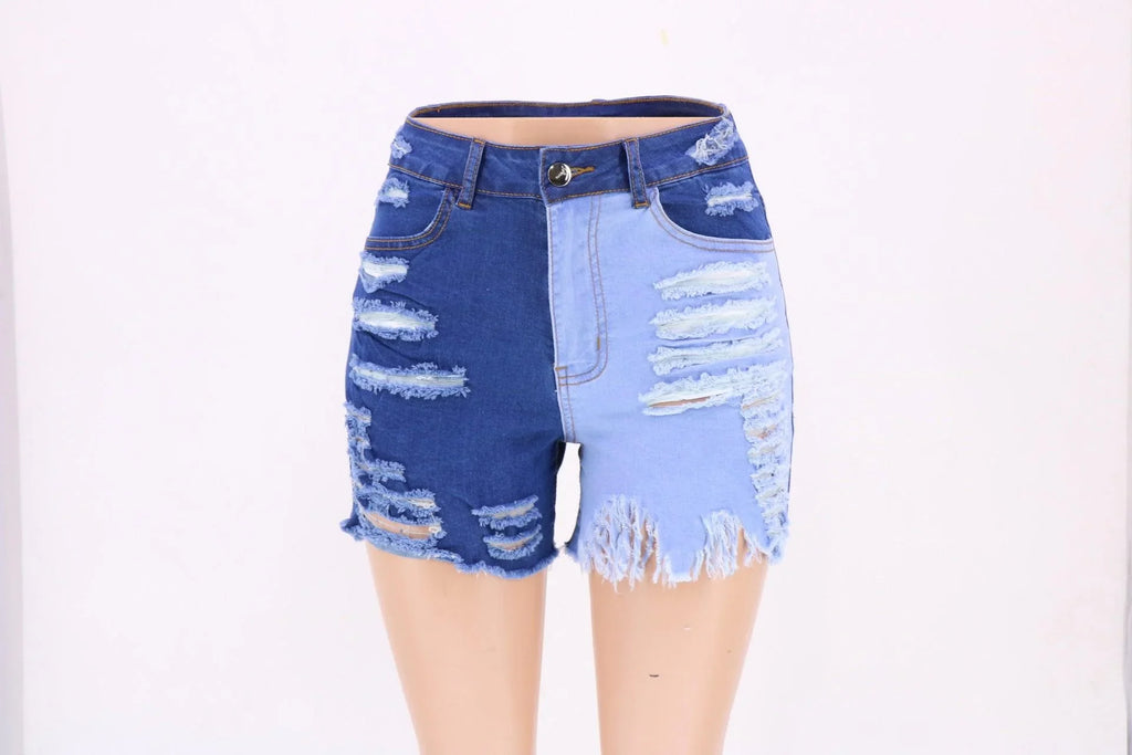 Dahlia Cotton Light Color Water Scrubbing Long Zipper Slimming Shorts - Vestir en Moda