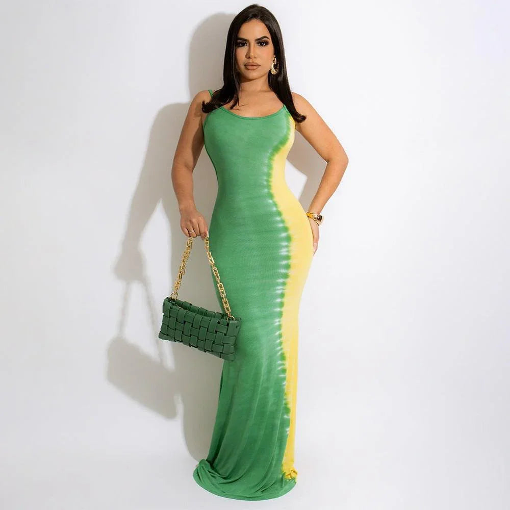 Dana Summer Camisole Backless Floor Length Dresses - Vestir en Moda