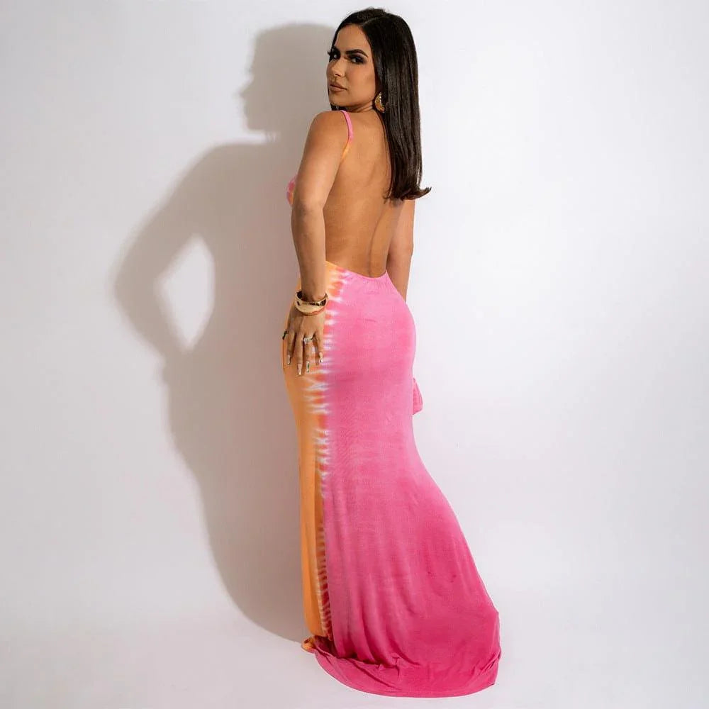 Dana Summer Camisole Backless Floor Length Dresses - Vestir en Moda