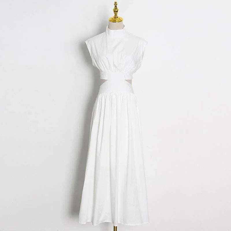 Daniela Sleeveless cropped Outfit Slimming Dresses - Vestir en Moda
